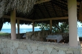 Beachside massage hut